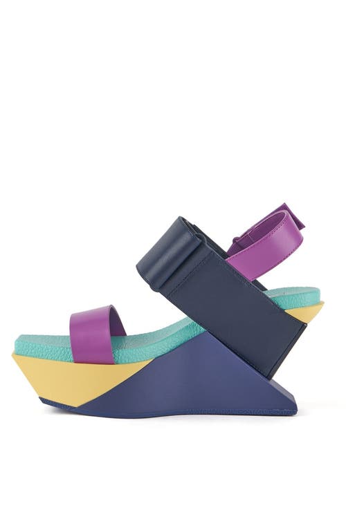 United Nude Delta Wedge Sandal In Multi