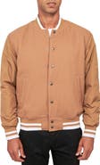 CONSTRUCT Solid Varsity Jacket