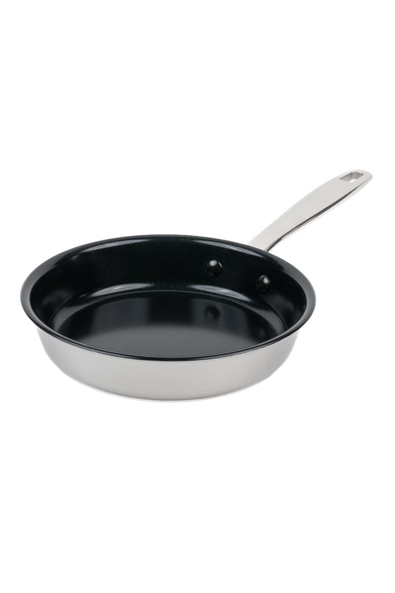 Maestro Nonstick Stainless Steel Frying Pan - 5-Ply, Main, color, 9.5-inch