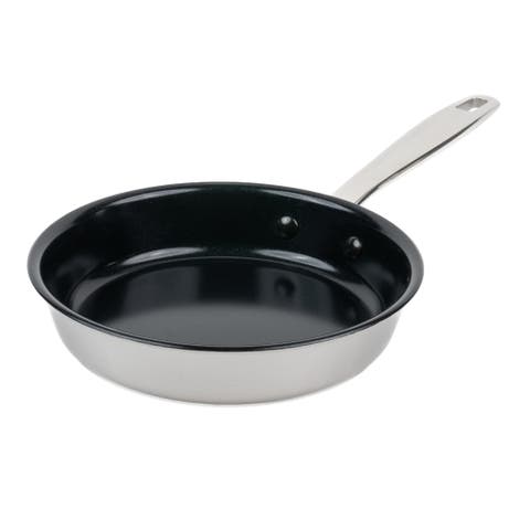 Maestro Nonstick Stainless Steel Frying Pan - 5-Ply