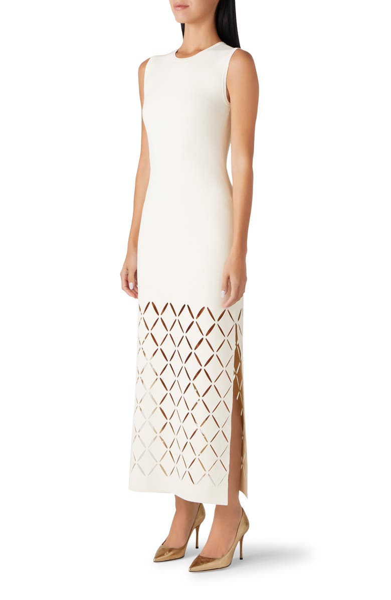 St. John Evening Diamond Knit Slee, Alternate, color, 