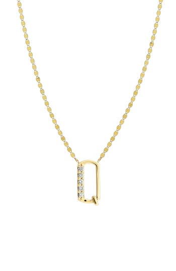 Lana 14k Gold Initial Pendant Necklace In Gold