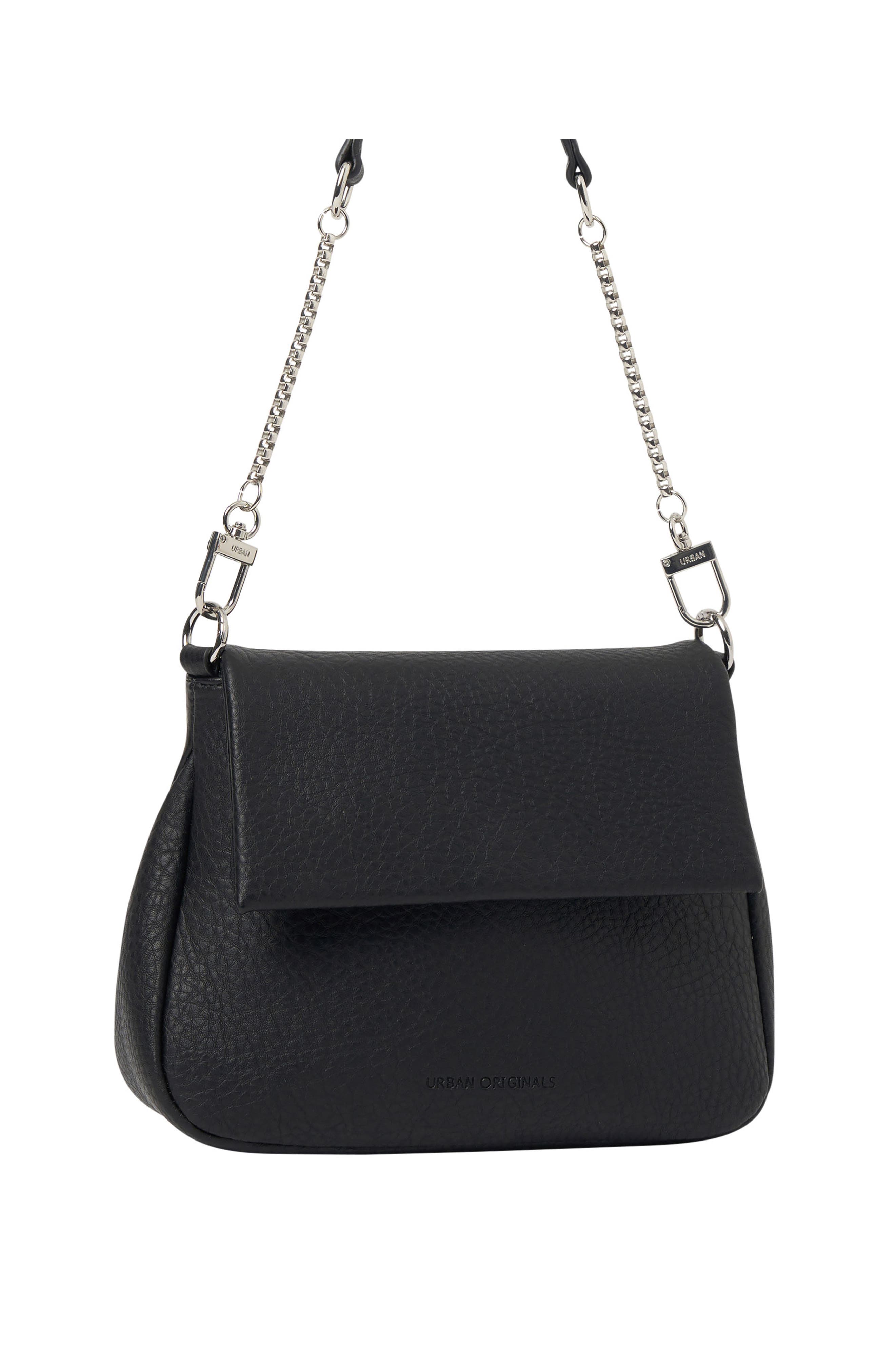 Urban Originals Wish List Vegan Leather Crossbody Bag, Alternate, color, Black