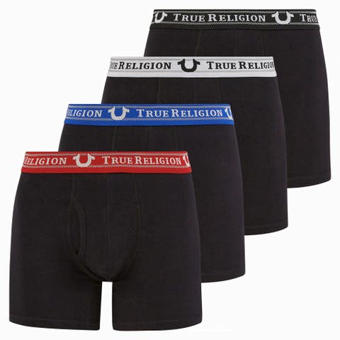 Mens Boxer Briefs Cotton Stretch Underwear for Men Pack of 4 Camo