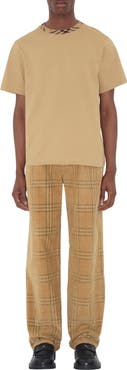 Burberry Check Corduroy Trousers