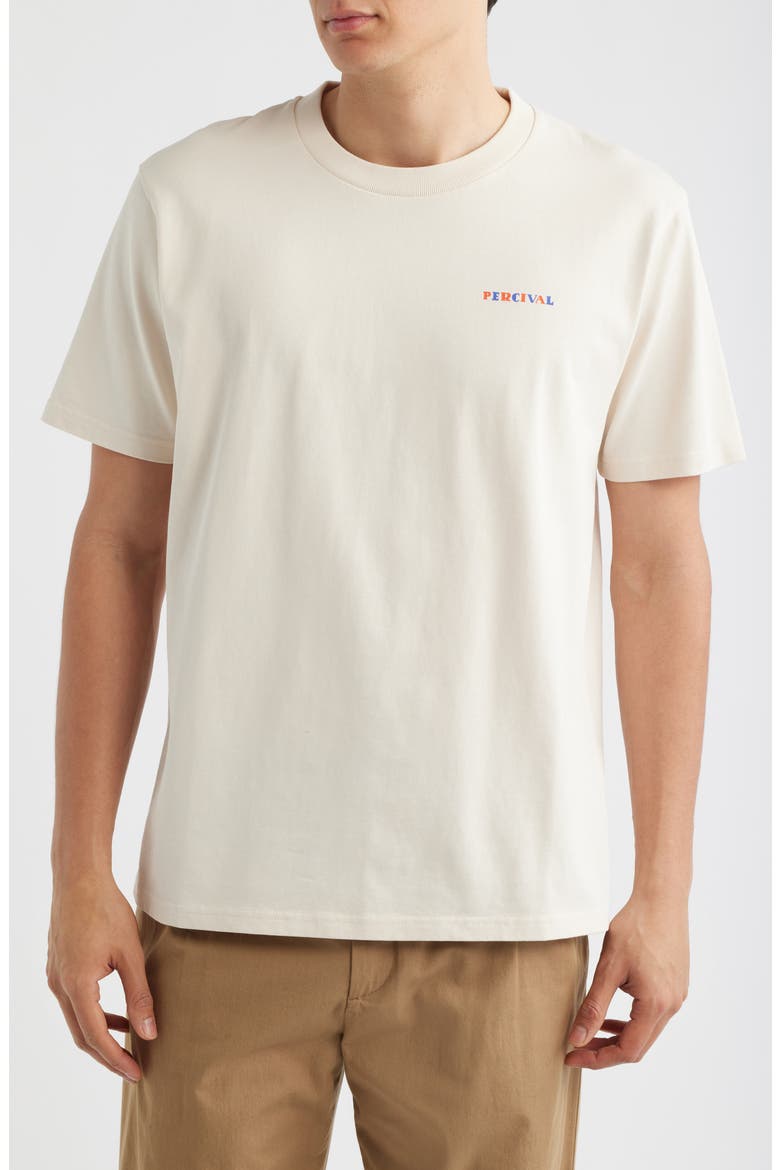 Mixologist Martini Graphic T-Shirt, Main, color, CREAM
