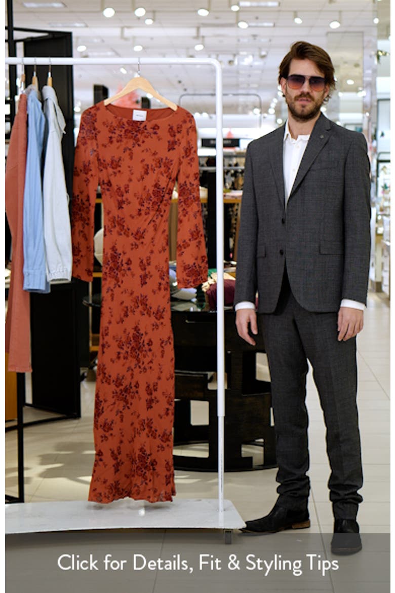 Esra Floral Print Long Sleeve Dress video
