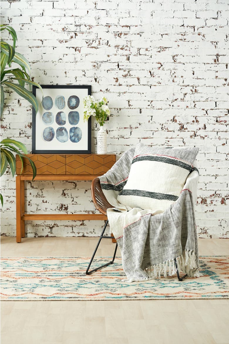 Luna Boulder 50" x 60" Throw Blanket, Alternate, color, Grey