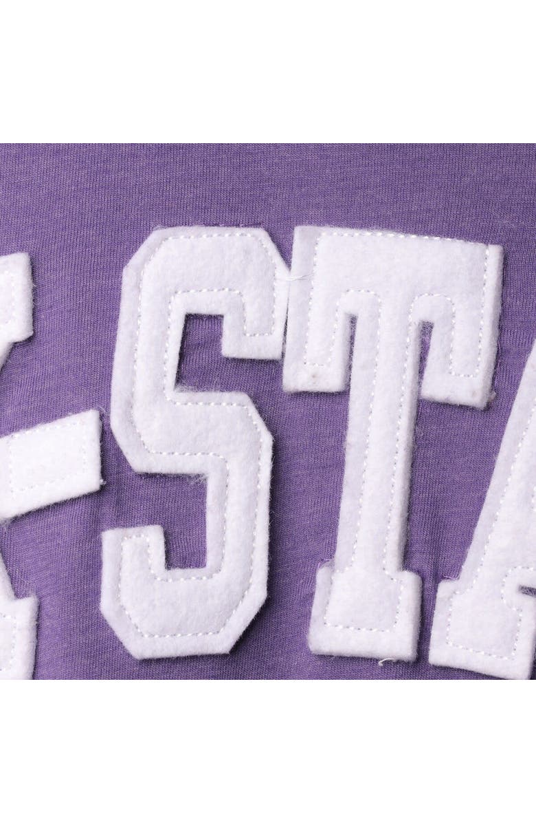 PRESSBOX Women's Pressbox Purple Kansas State Wildcats Two-Hit Canyon Long Sleeve T-Shirt, Alternate, color, Purple