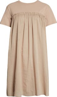 ATM Anthony Thomas Melillo Mixed Media Babydoll Dress