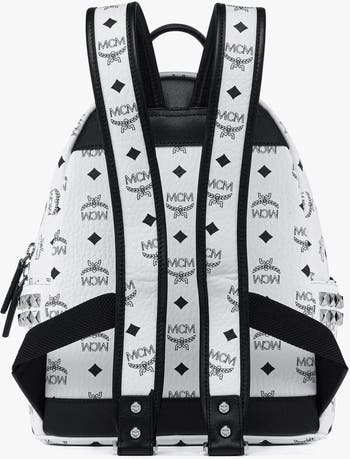 Small MCM x SNIPES Stark Side Studs Backpack in Visetos