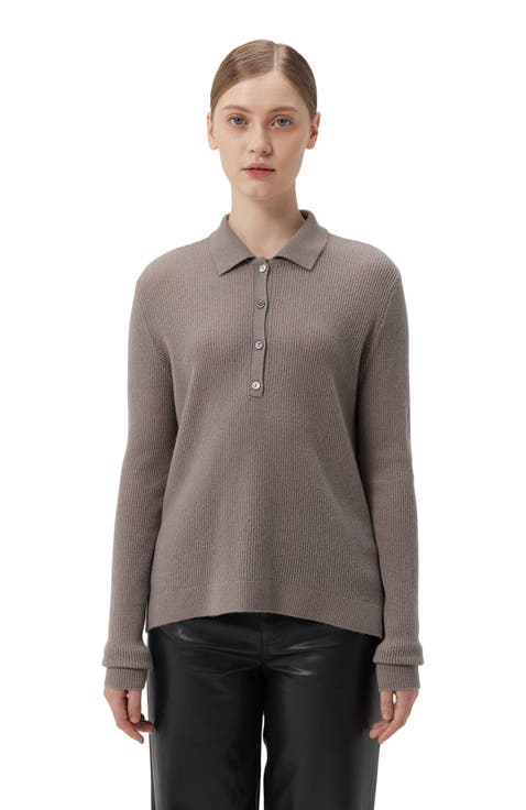 Women's Cashmere Polo