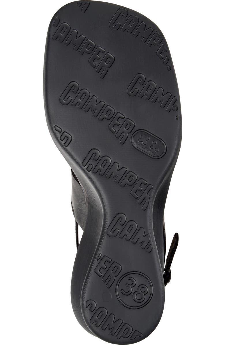 Camper Louise Slingback Wedge Sandal, Alternate, color, Black
