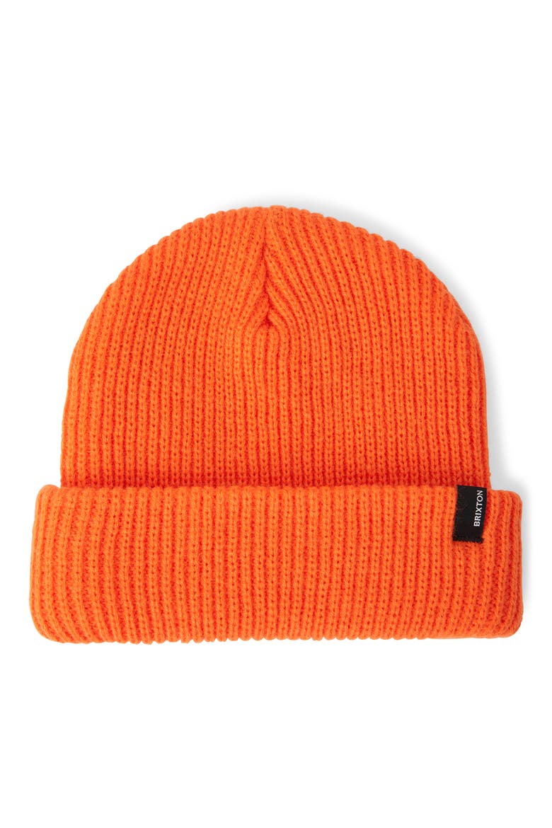 Heist Beanie, Main, color, BRIGHT ORANGE