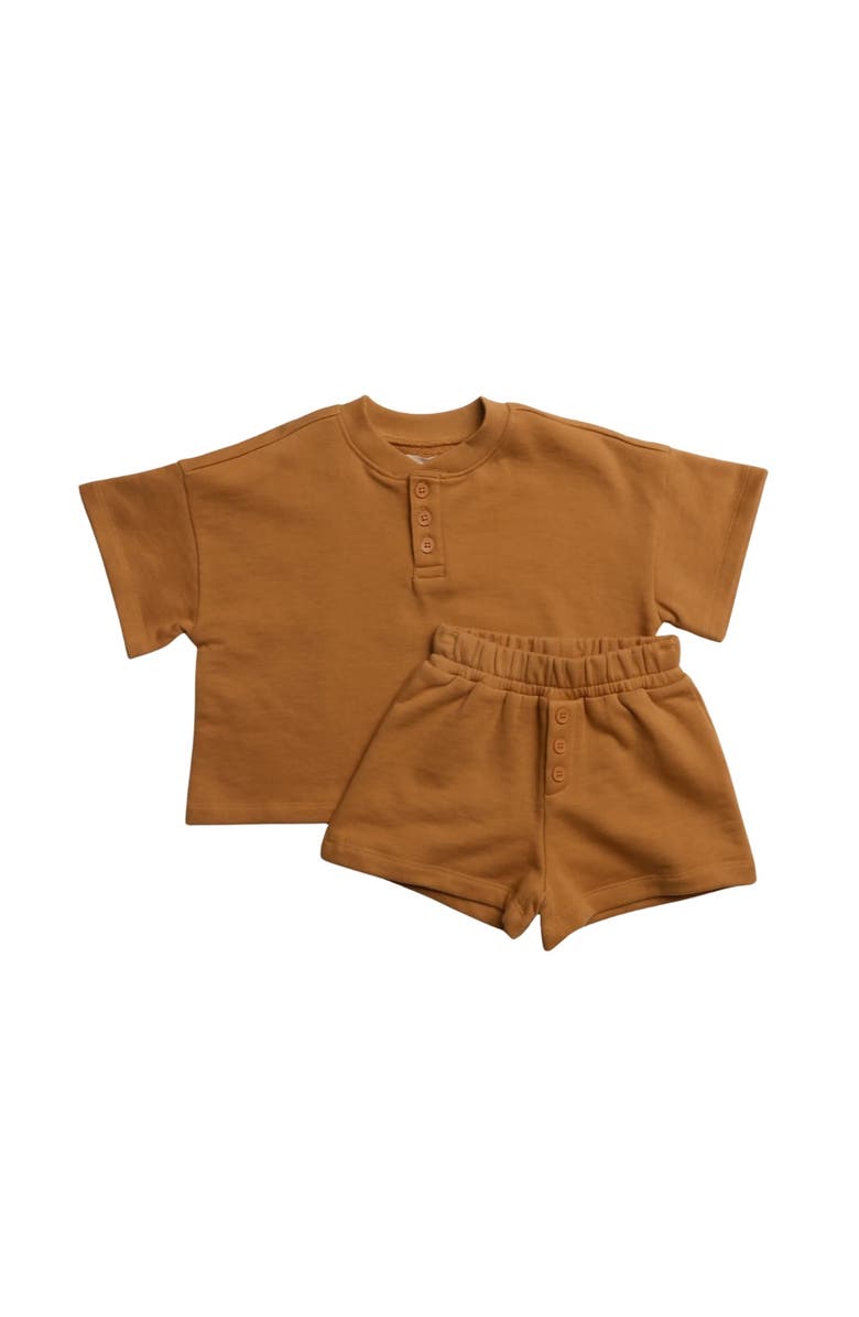 Winnie + Crew Arden Short Set, Main, color, Apple Cinnamon