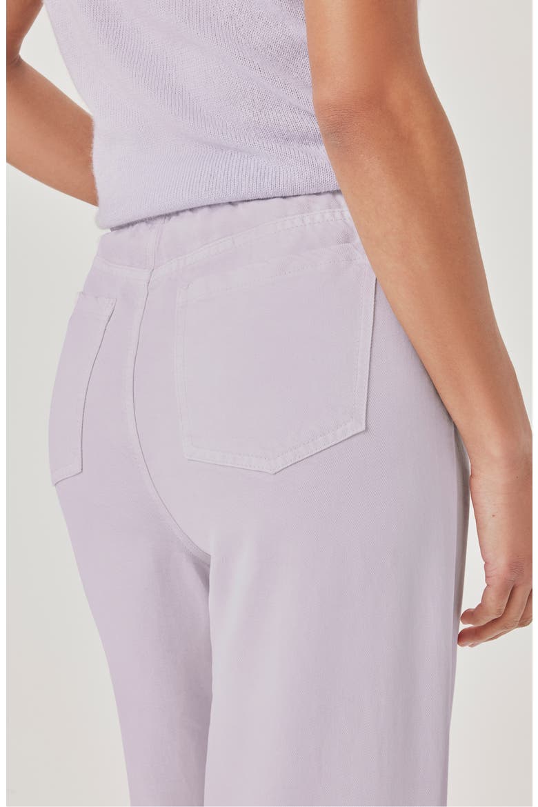 Lounge Wide Leg Crop Jeans, Alternate, color, LAVENDER PURPLE
