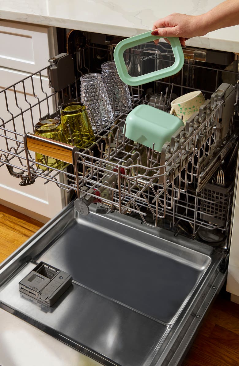 CARAWAY Mini Glass Food Storage 11-Piece Set, Alternate, color, Gray