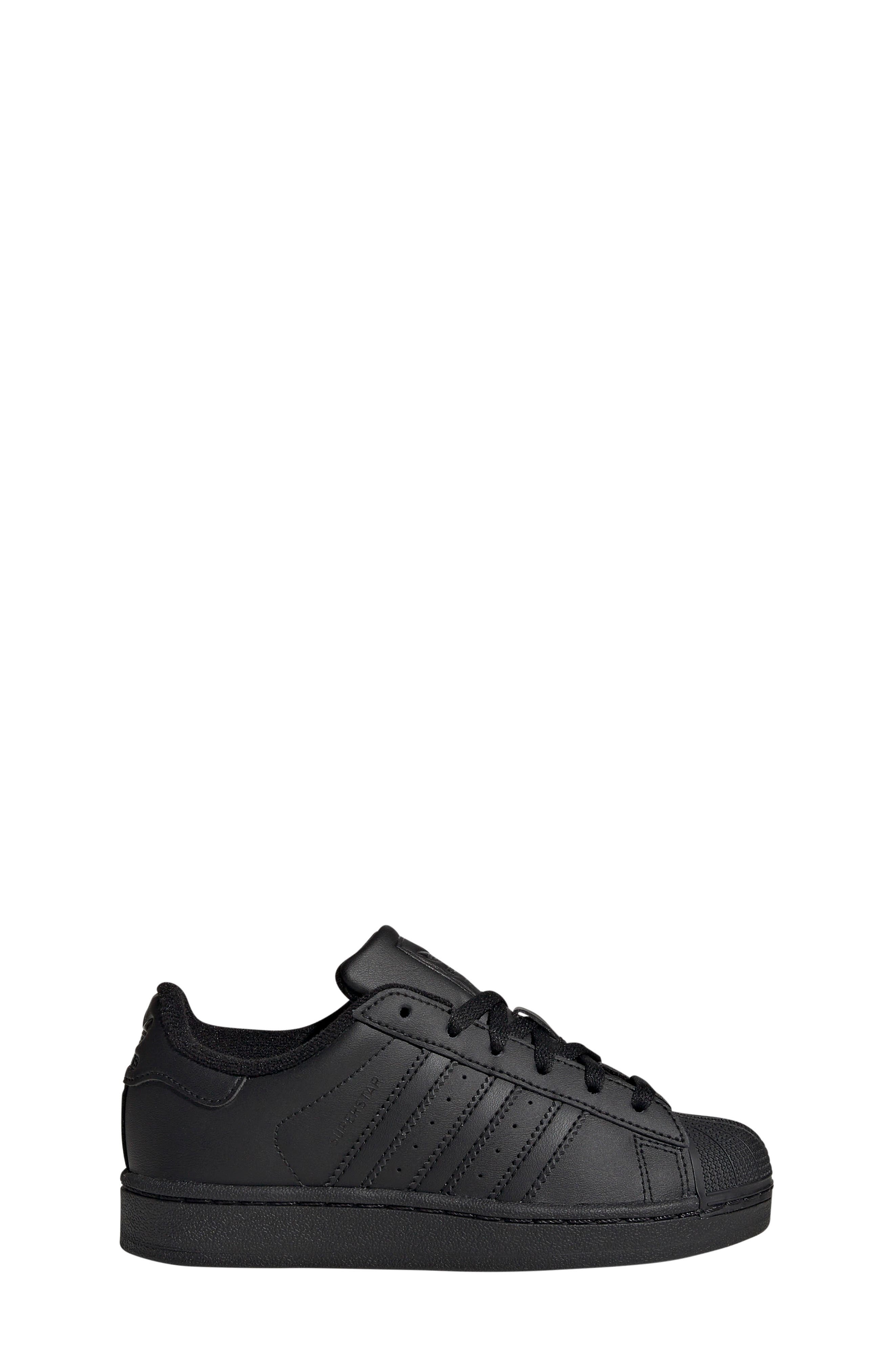 adidas Kids
 Superstar II Sneaker, Alternate, color, Black/ Black/ Black