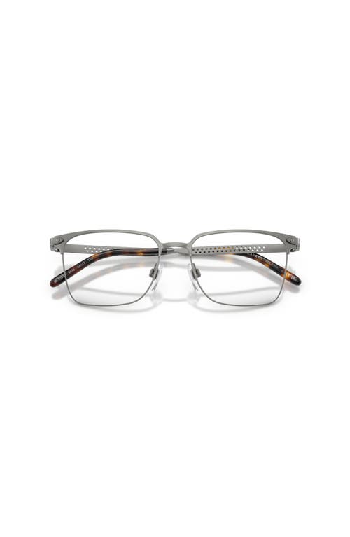 Ralph Lauren 54mm Square Optical Glasses In Gray
