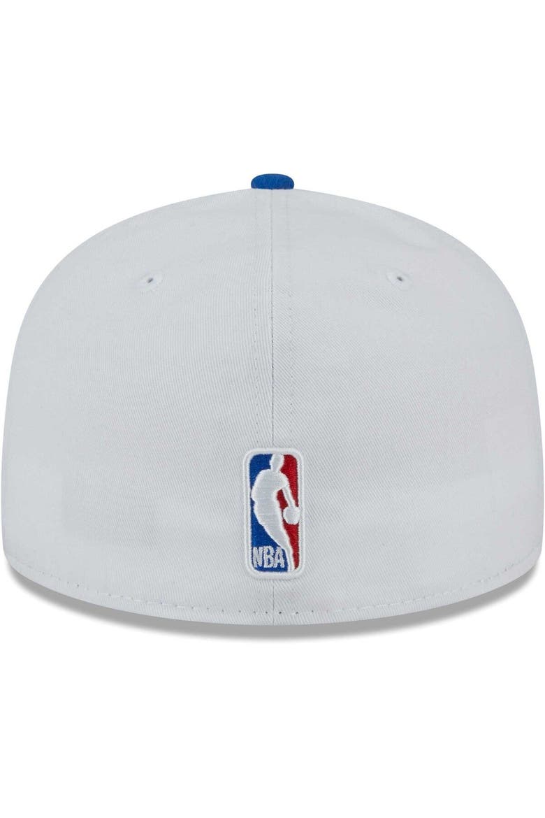 Men's New Era White/Red New York Knicks 59FIFTY Fitted Hat, Alternate, color, White