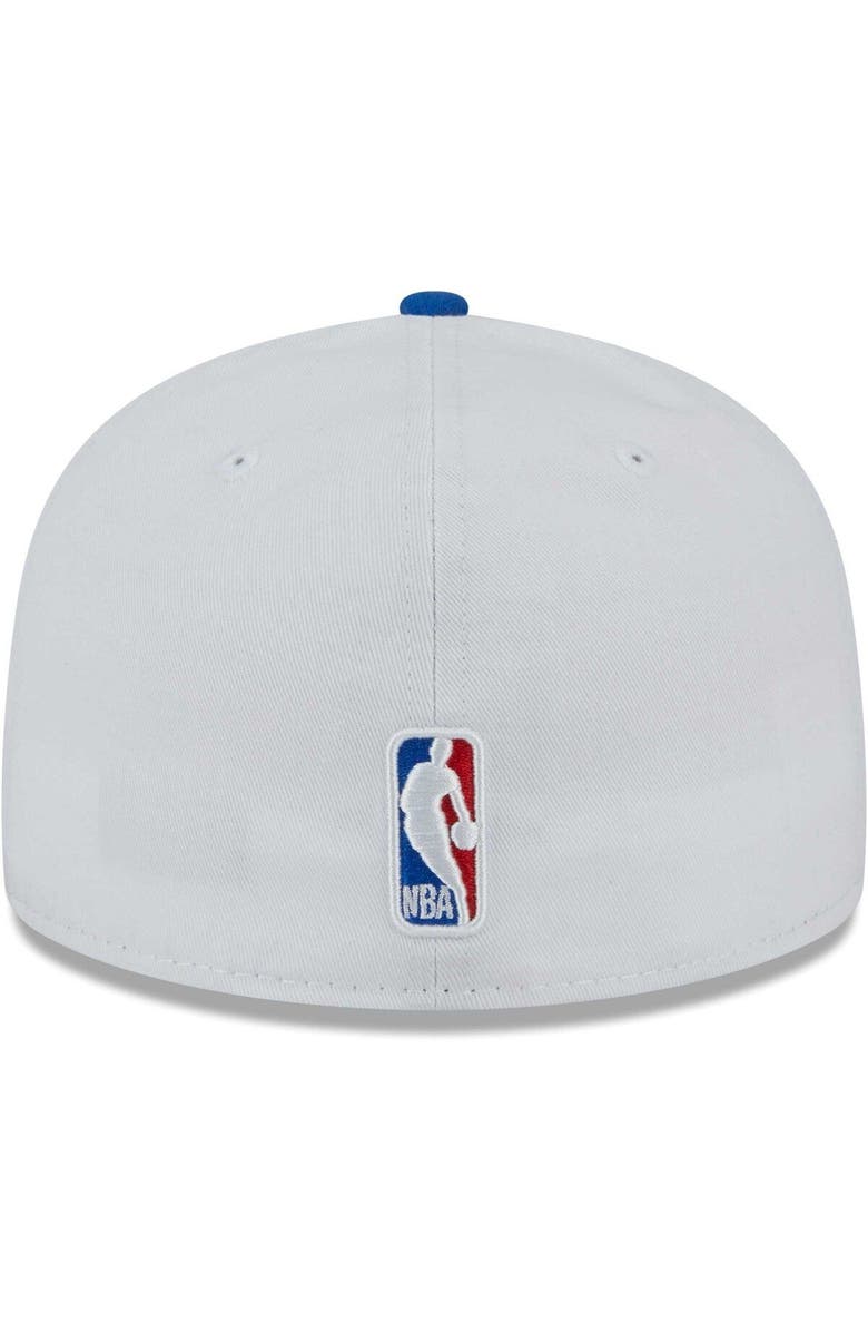 New Era Men's New Era White/Red New York Knicks 59FIFTY Fitted Hat, Alternate, color, 