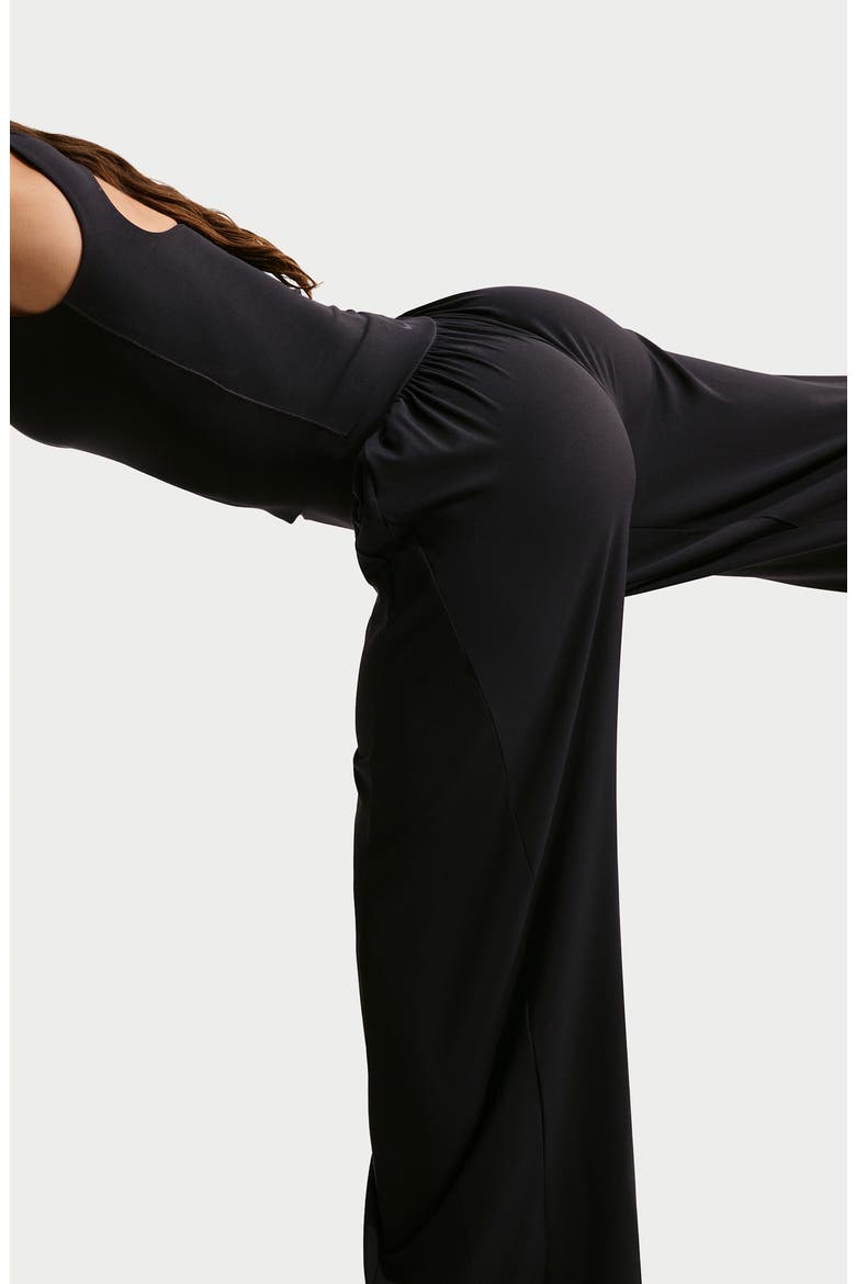 Wide Leg Pants, Alternate, color, BLACK/ COOL GREY