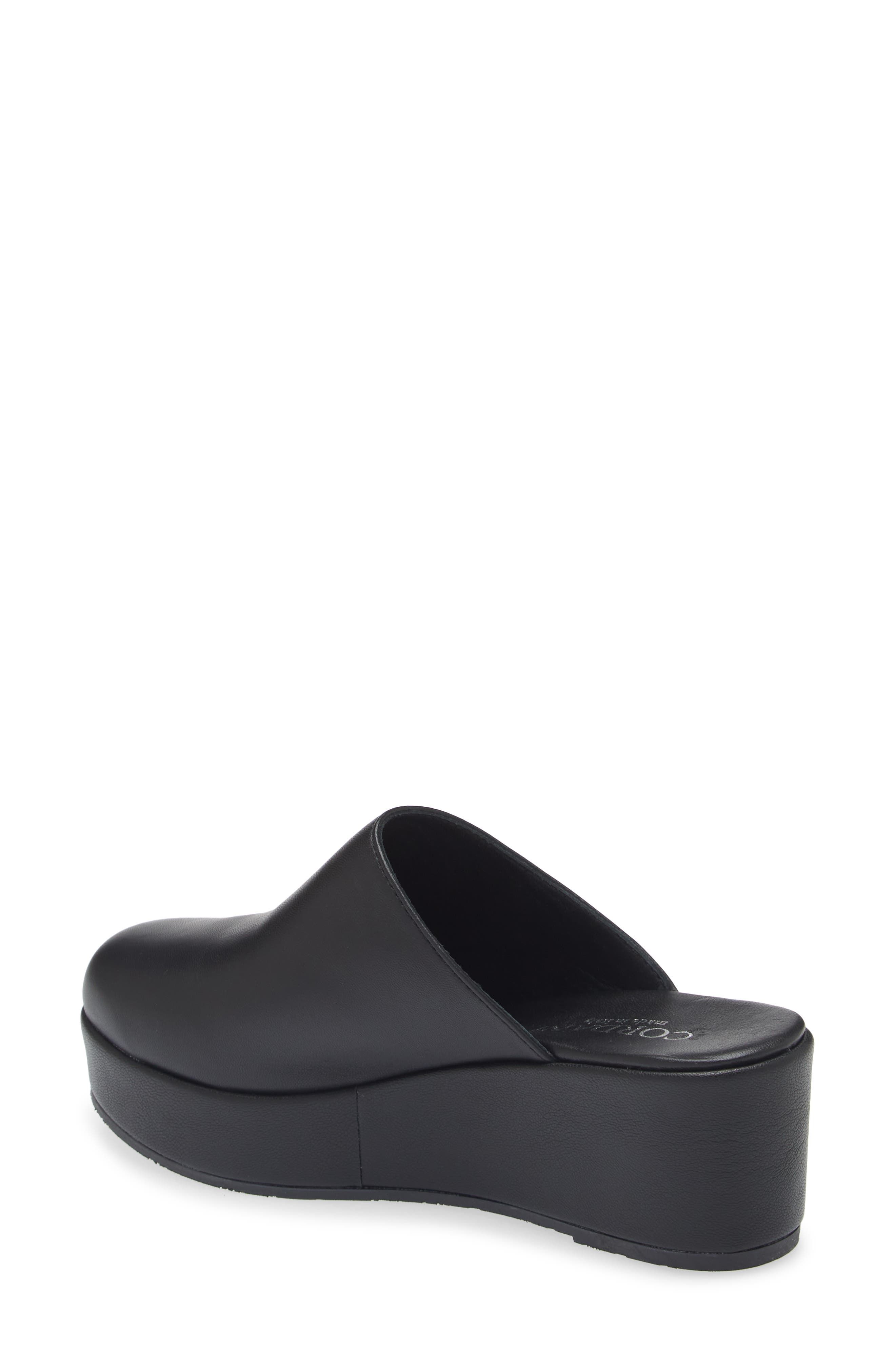 Cordani Camryn Platform Wedge Mule, Alternate, color, Nappa Nero