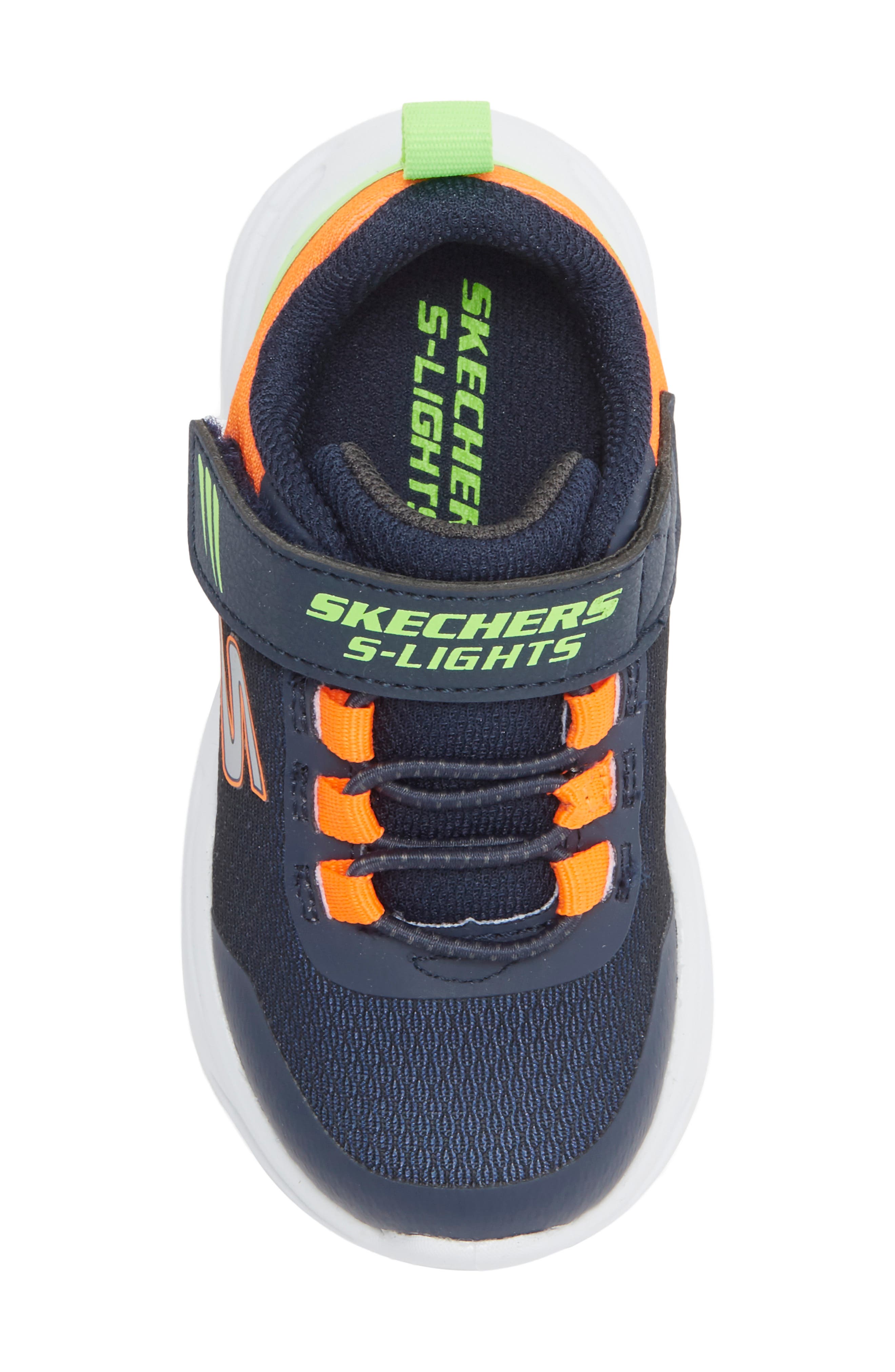 Kids' S-Lights® Glide-Step® Lights Sneaker, Alternate, color, NAVY MULTI