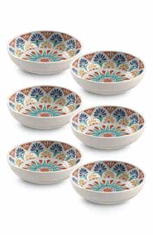 TarHong Desert Rio Set of Six Melamine Bowls