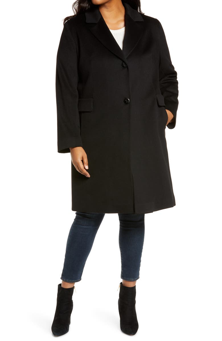 Fleurette Notch Collar Walking Coat, Alternate, color, 