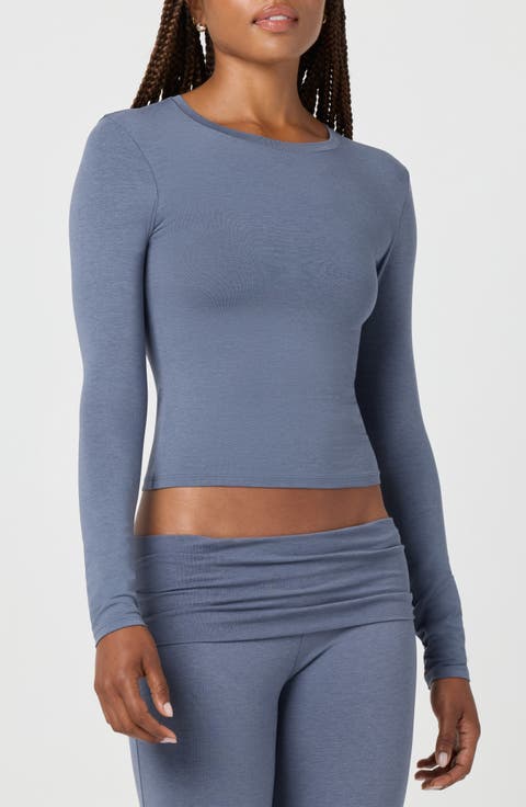 Softie Cotton Blend Long Sleeve Top