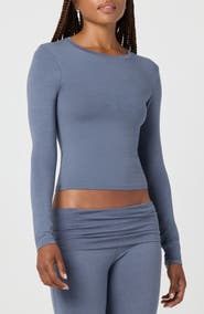 Florence by Mills Softie Cotton Blend Long Sleeve Top