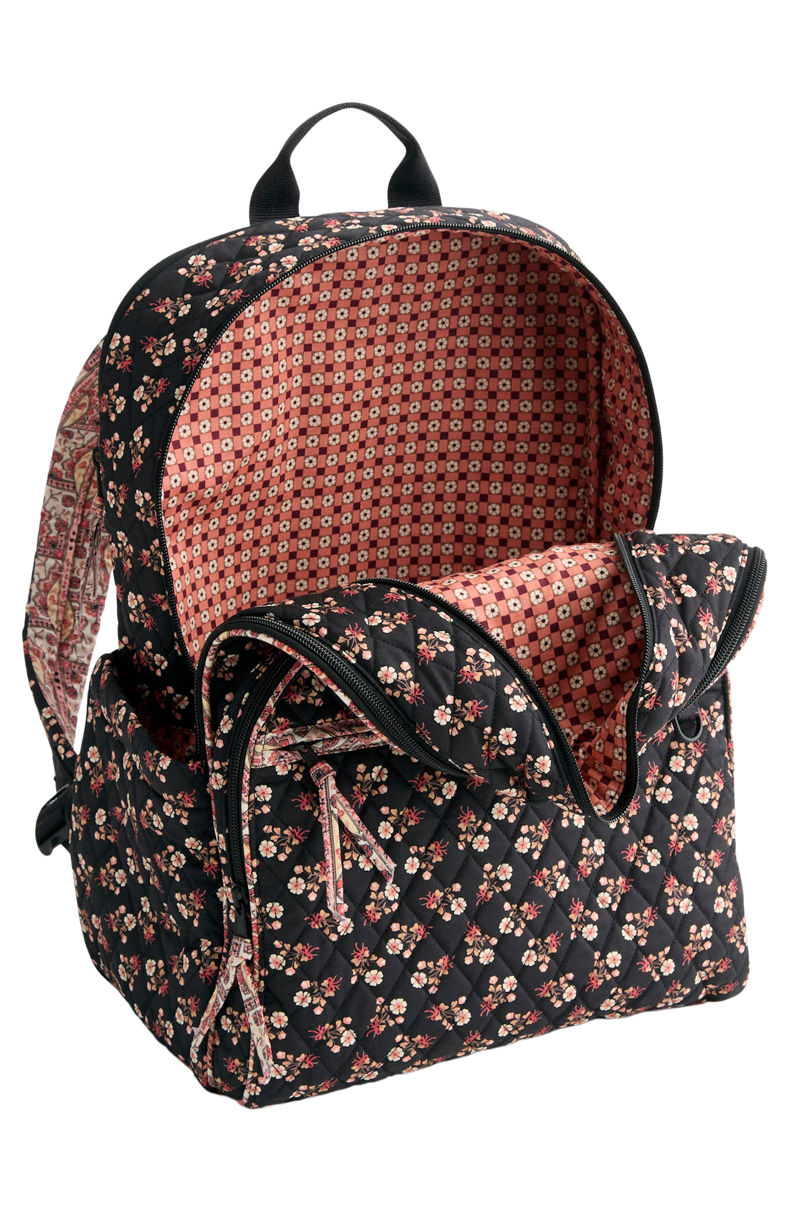 VERA BRADLEY Large Bancroft Quilted Backpack, Alternate, color, Melissa Ditsy