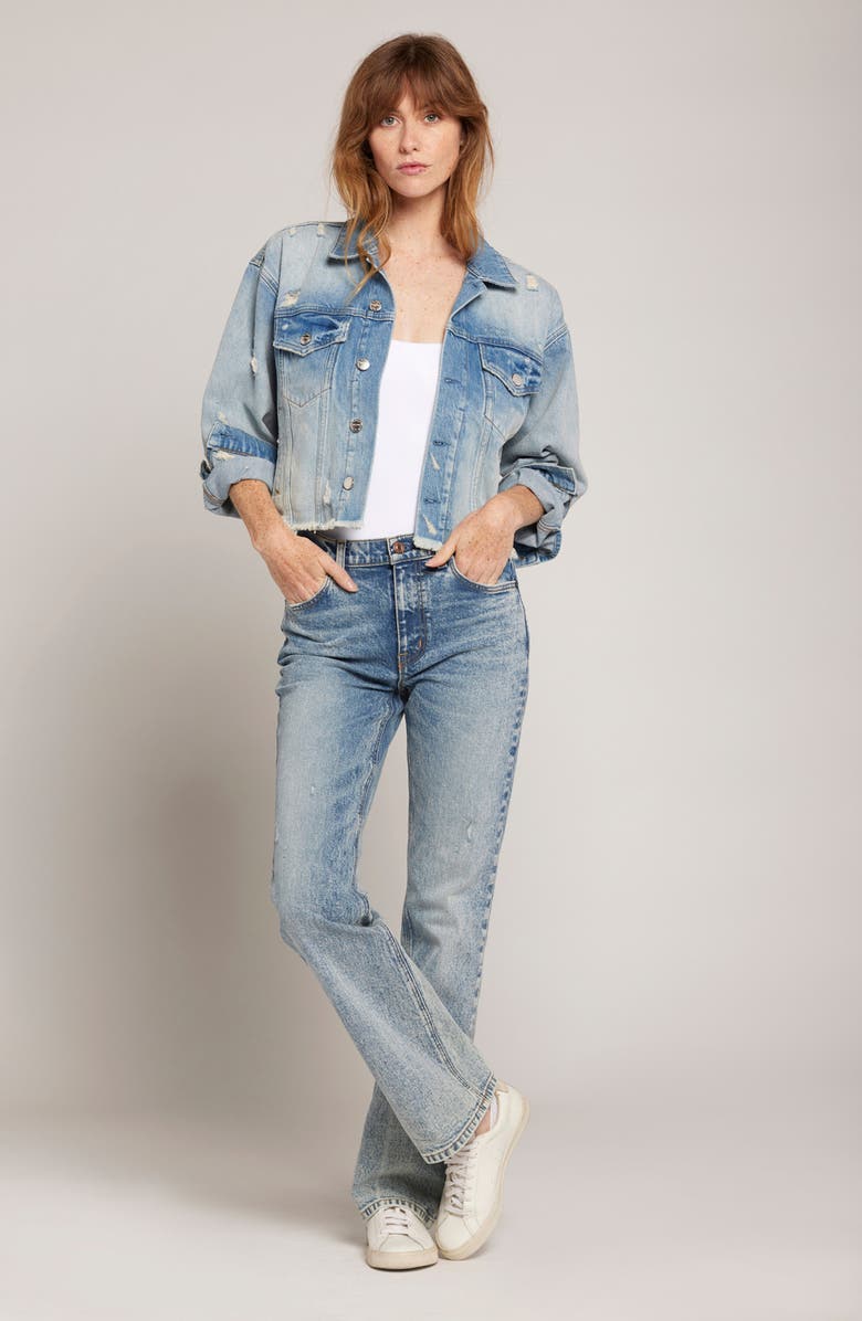 Current/Elliott The Falling Out Denim Jacket, Alternate, color, 