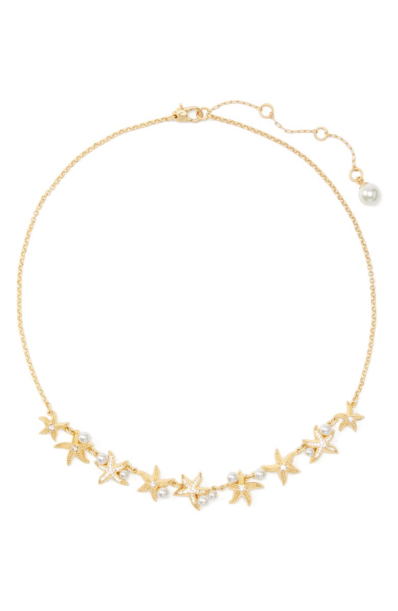 Kate Spade New York sea star necklace, Main, color, 