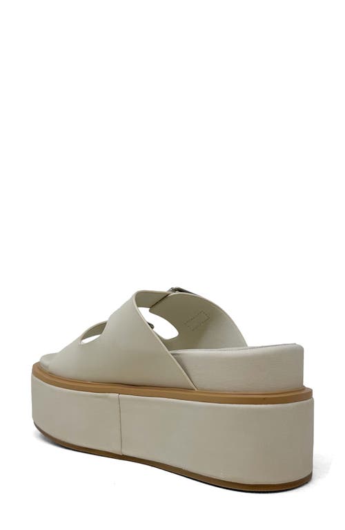 Shushop Lucinda Platform Slide Sandal In Multi