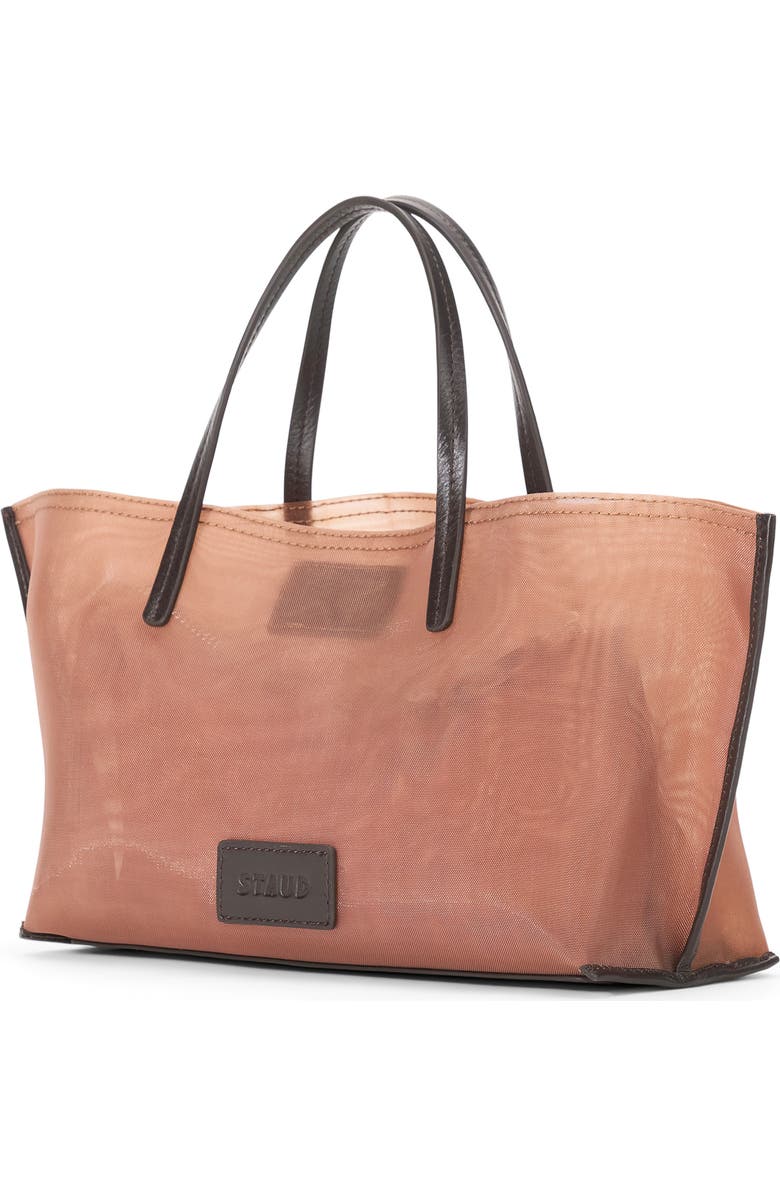 STAUD Mini Christos Mesh Tote, Alternate, color, Camel