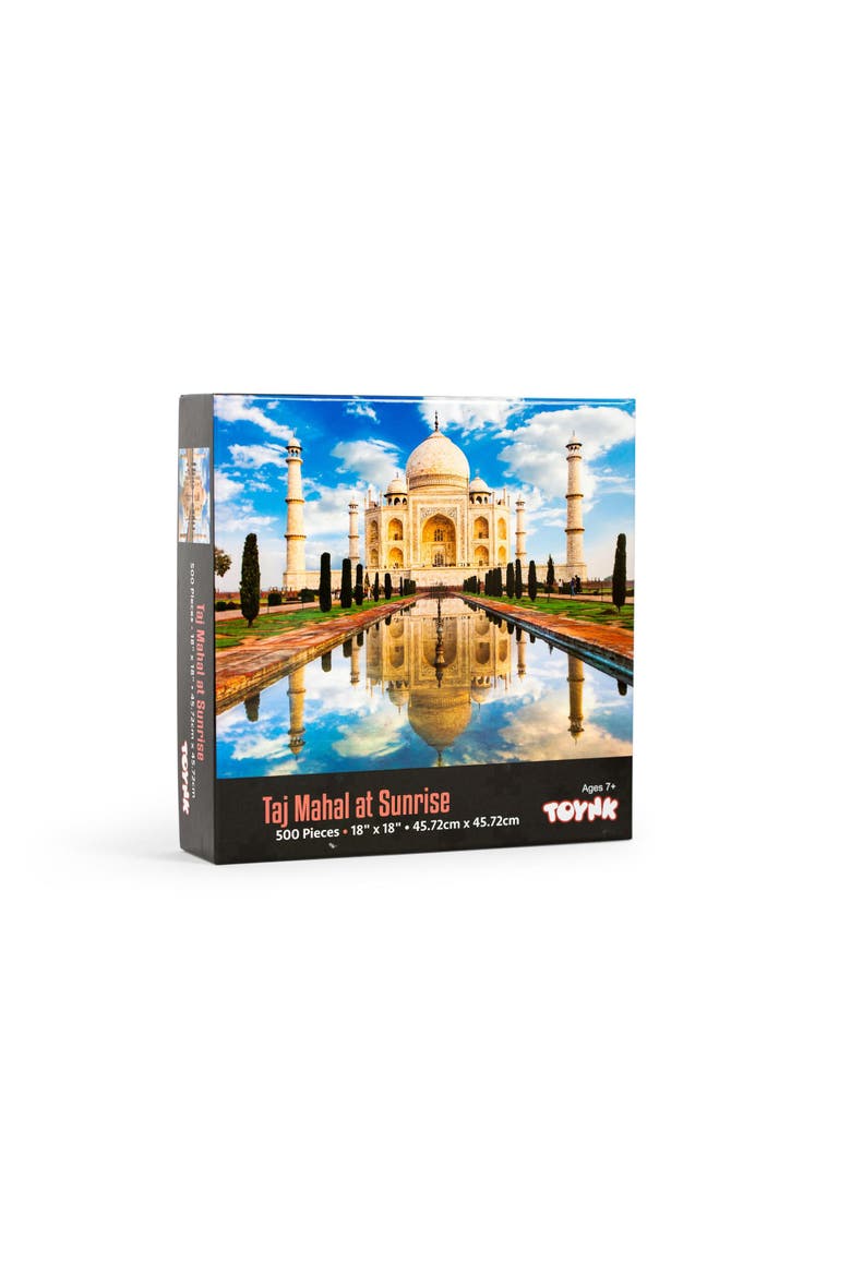 Taj Mahal At Sunrise India Puzzle For Adults And Kids | 500 Piece Jigsaw Puzzle, Main, color, Multi-Color