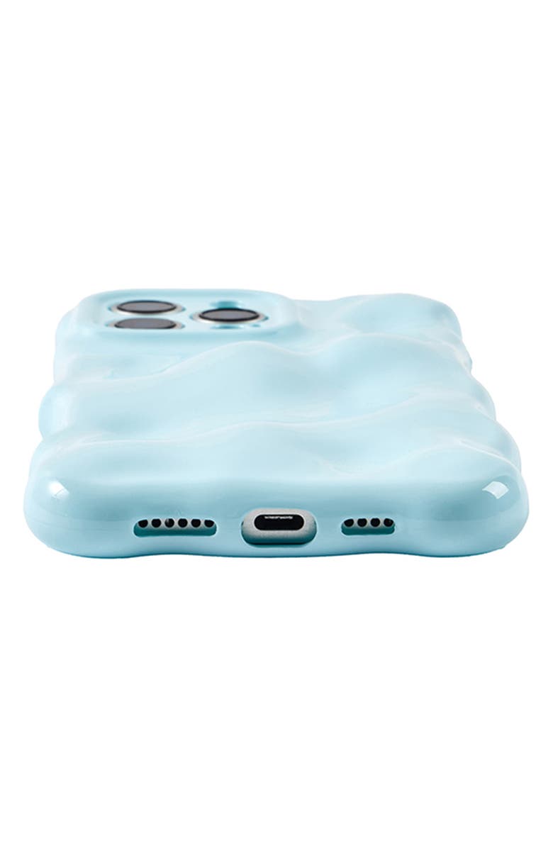 Auramma Bubbles iPhone 16 Pro Max Case, Alternate, color, Baby Blue