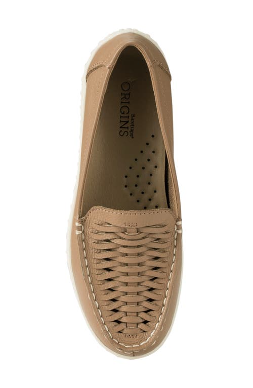 Baretraps Women's Origins Bridget Slip-on Boat Shoes In Tan Leather