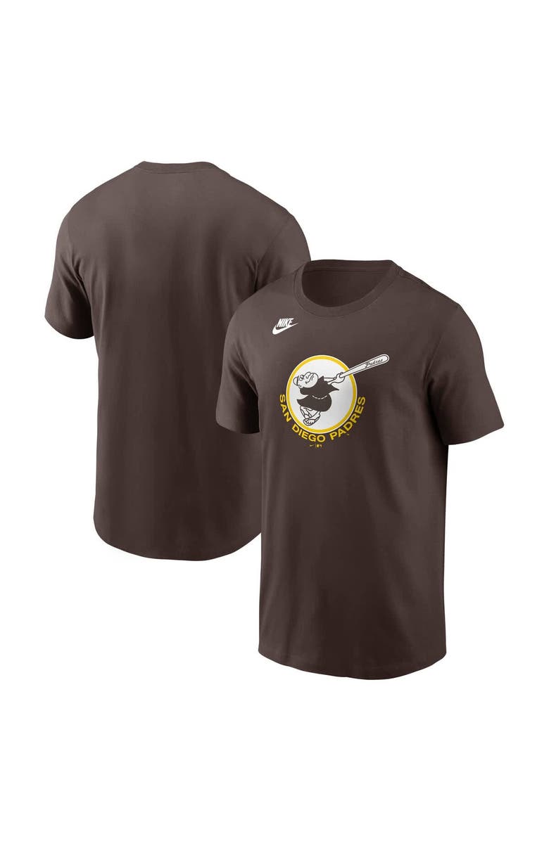 Nike Men's Nike Brown San Diego Padres Cooperstown Collection T-Shirt, Main, color, Brown