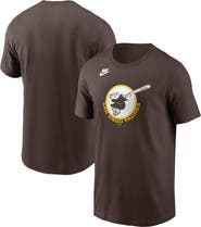 Nike Men's Nike Brown San Diego Padres Cooperstown Collection T-Shirt