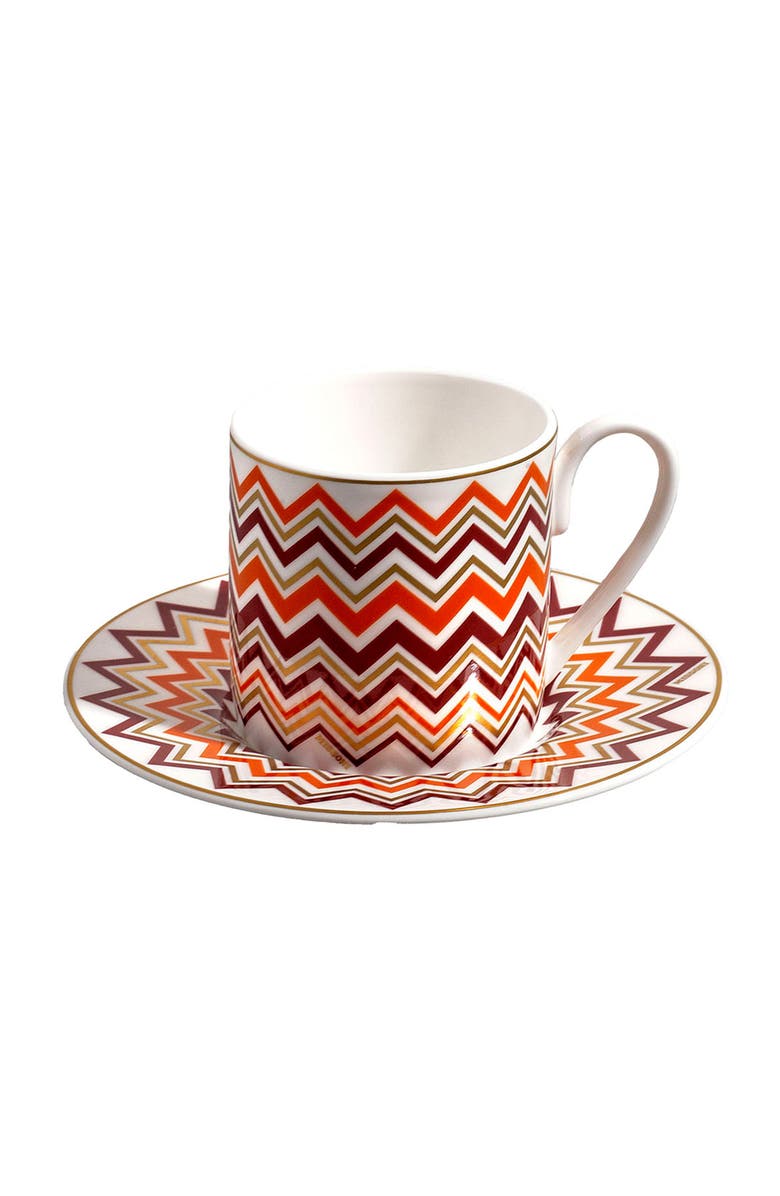 Missoni Coffee Cup & Saucer Set Of 6 In Luxury Box, Alternate, color, Multicolor