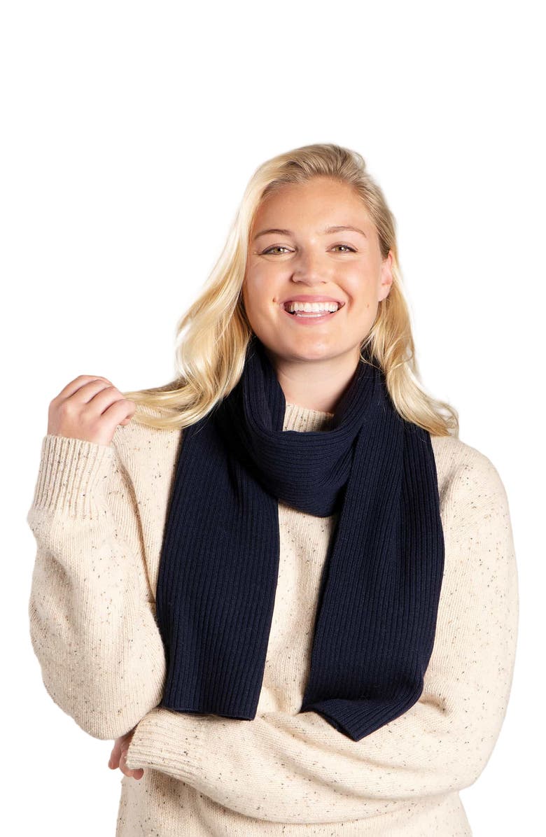 Toad & Co Cazadero Scarf, Alternate, color, True Navy