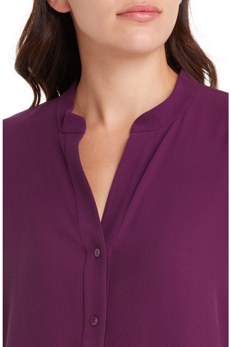 Long Sleeve Silk Blouse, Alternate, color, SWEET PLUM