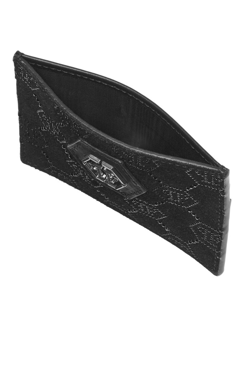 Credit Cards Holder Monogram Men, Alternate, color, black/black