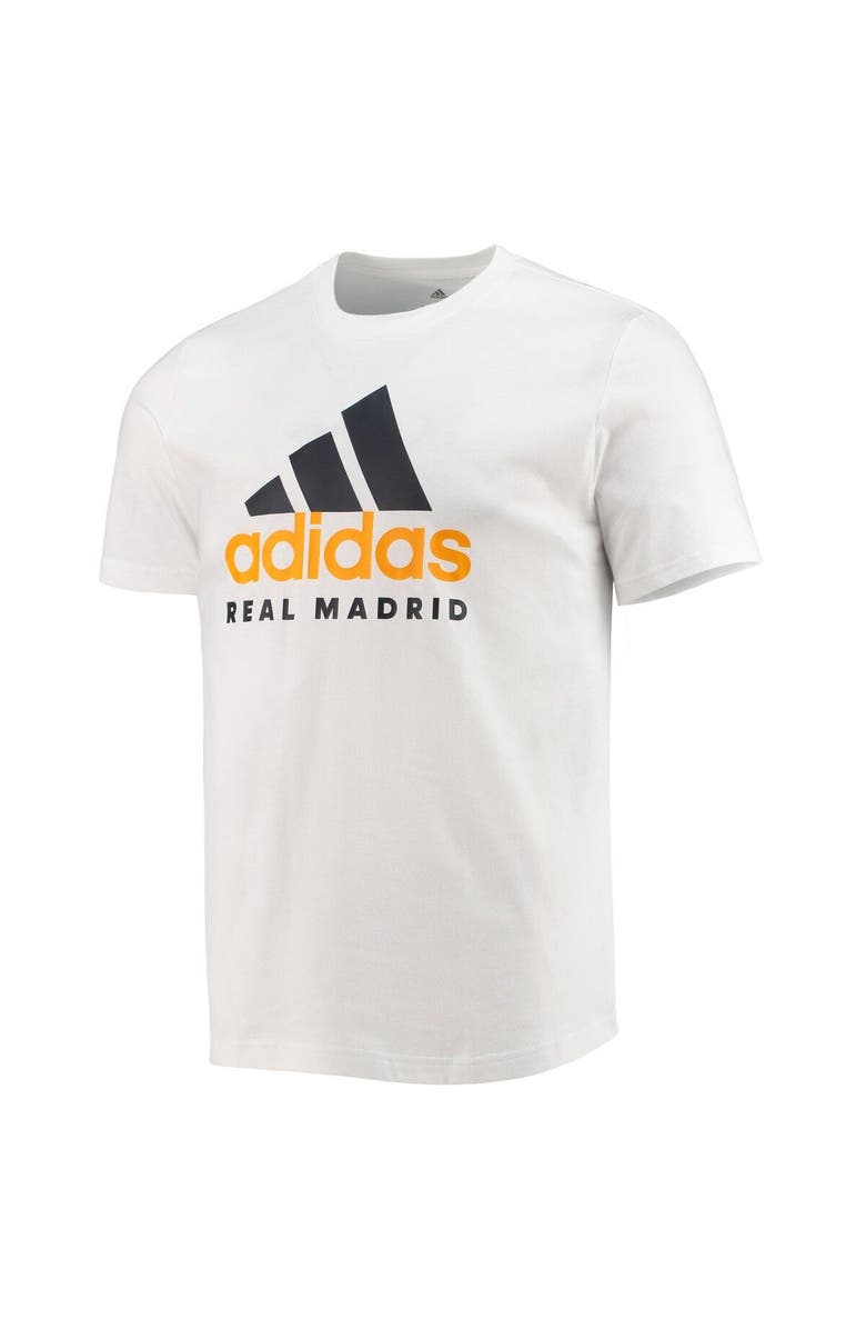 adidas Men's adidas White Real Madrid DNA Logo T-Shirt, Alternate, color, 