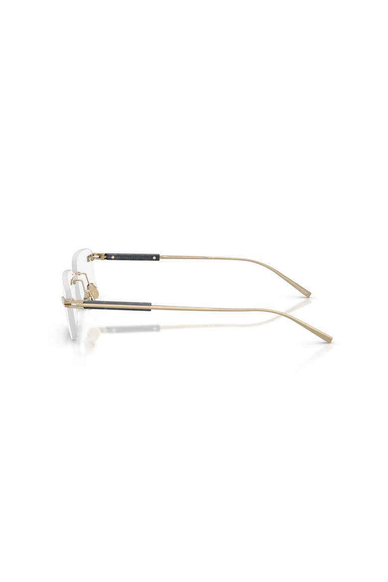 54mm Rectangle optical glasses, Alternate, color, Gold