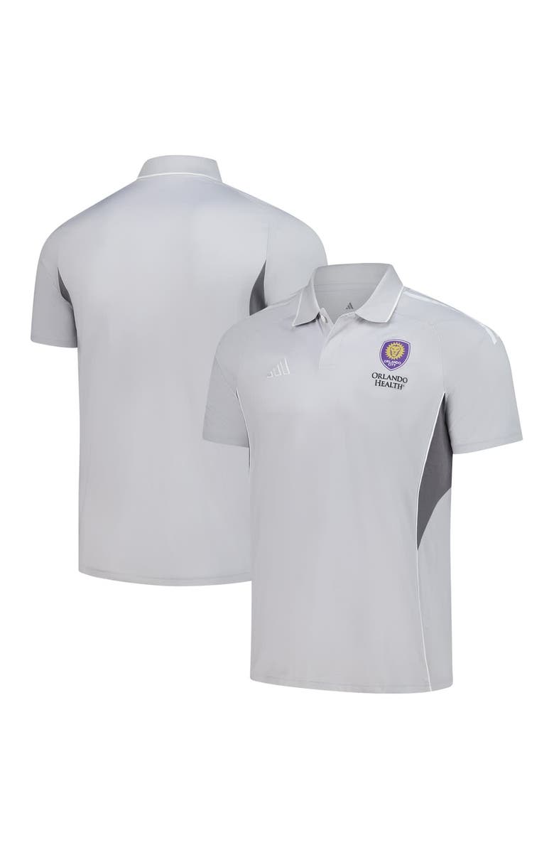 adidas Men's adidas Silver Orlando City SC 2025 Training Polo, Main, color, Silver