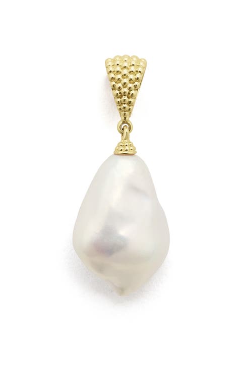 Luna Baroque Pearl Pendant Charm